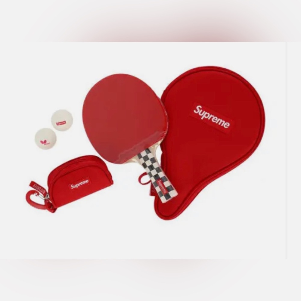 SUPER RARE SUPREME TABLE TENNIS RACKET SET